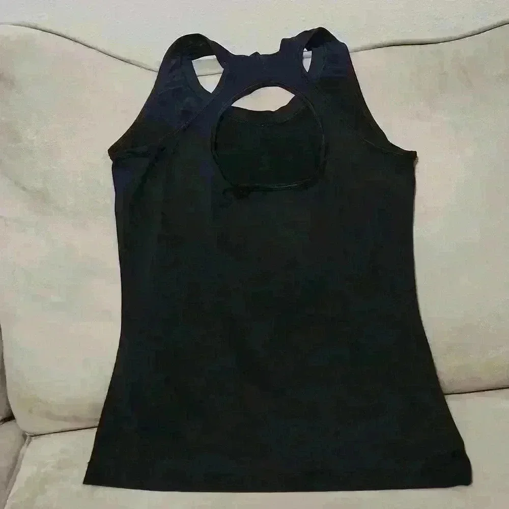 Athleta Simone Biles Because I Can Nitro Black Tank - Picture 4 of 7